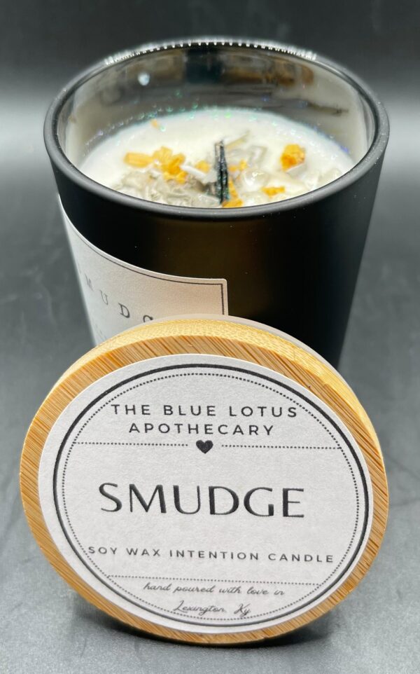 smudge intention candle