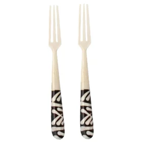 Long Batik Bone Appetizer Forks