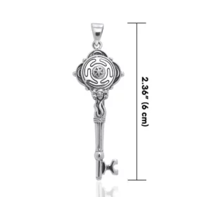 Hecate's Key Silver Pendant