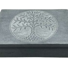 Tree of Life Soapstone box