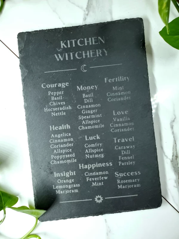 Kitchen Witchery Slate Trivet
