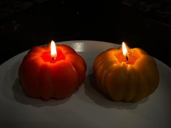 Pumpkin Candles ~ Natural beeswax and soy wax, Fall decor, Halloween, Samhain, Thanksgiving