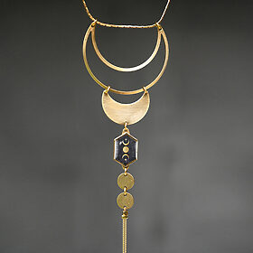 Picture Dramatic Open Moon (Moon & Stars) Adjustable Neck