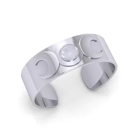 Blue Moon Sterling Silver Arm Band